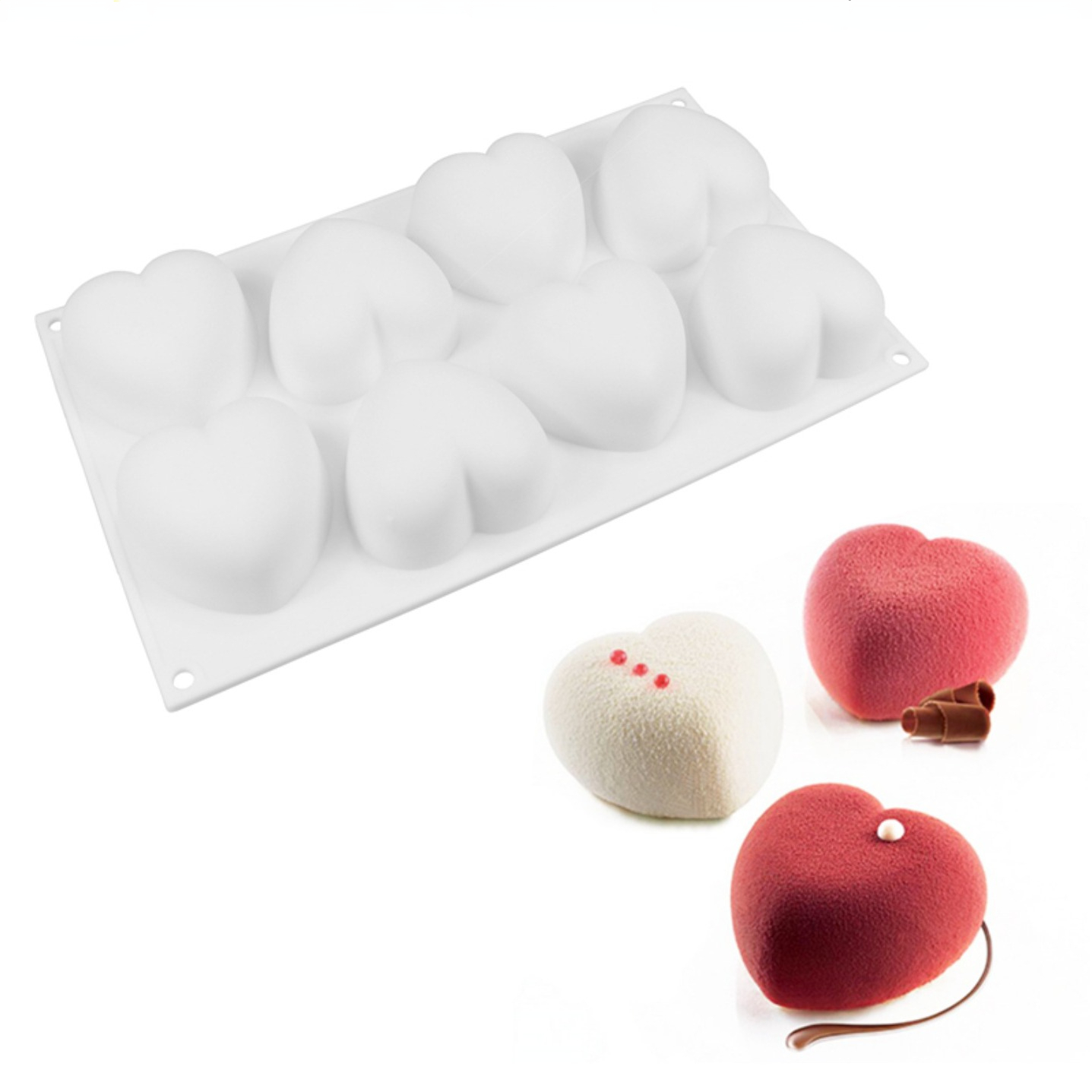 Candle Making Supplies Online - Liebe Herz Silikon Seife Form Handgemachte