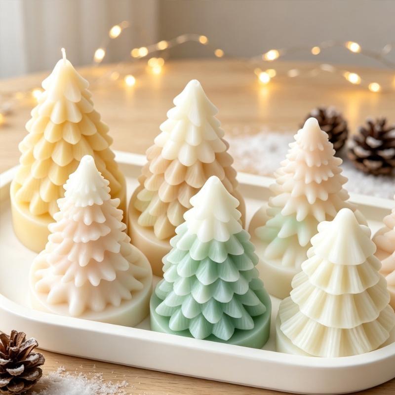 Candle Supplies For Sale - Bestseller DIY Mini-Weihnachtsbaum Silikonform Handgemachte Aromakerzen