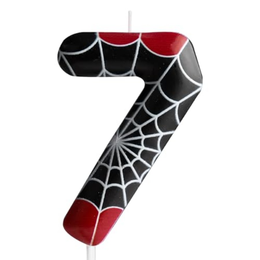 Candle Supplies Free Shipping - Geburtstagskerze Schwarz-Rot, Kuchen-Dekoration, Geburtstagsparty-Zubehör, Cartoon-Themen-Kuchenaufsatz-Dekorationen