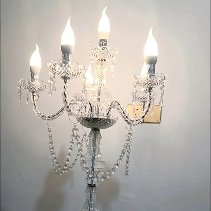 Candle Supplies Free Shipping - Moderne Luxus-Kerzenlampen Hochzeits-Tischdekoration Elegante Tischlampe Wohnzimmer-Kerzenlichter