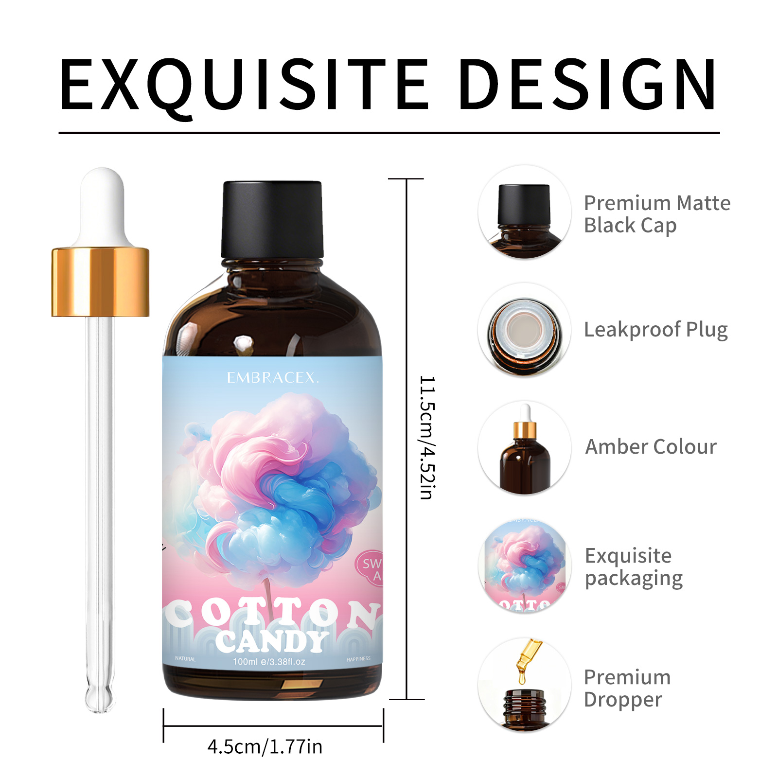 100ml Zuckerwatte-Duftöle für  – Candle Supplies Free Shipping Bewertung und Preis