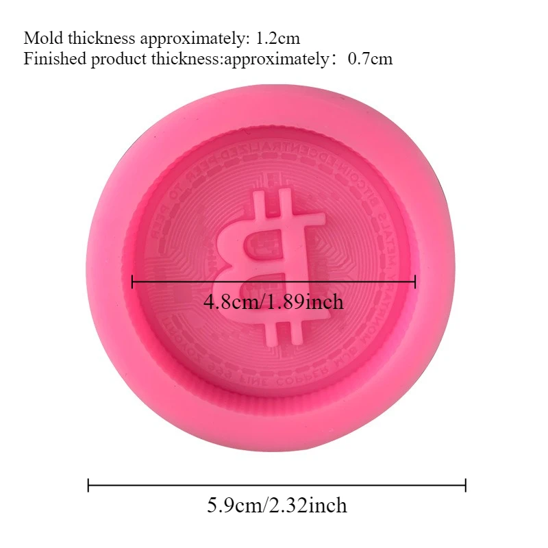 1/3 Stück Bitcoin-Logo Seifenf – Candle Making Supplies Online Bewertung und Preis