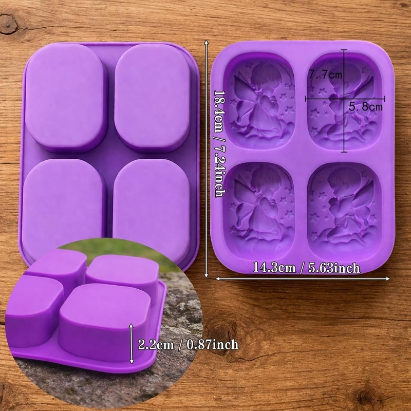 Engel-Silikonform für Seifenhe – Candle Supplies Storage Bewertung und Preis